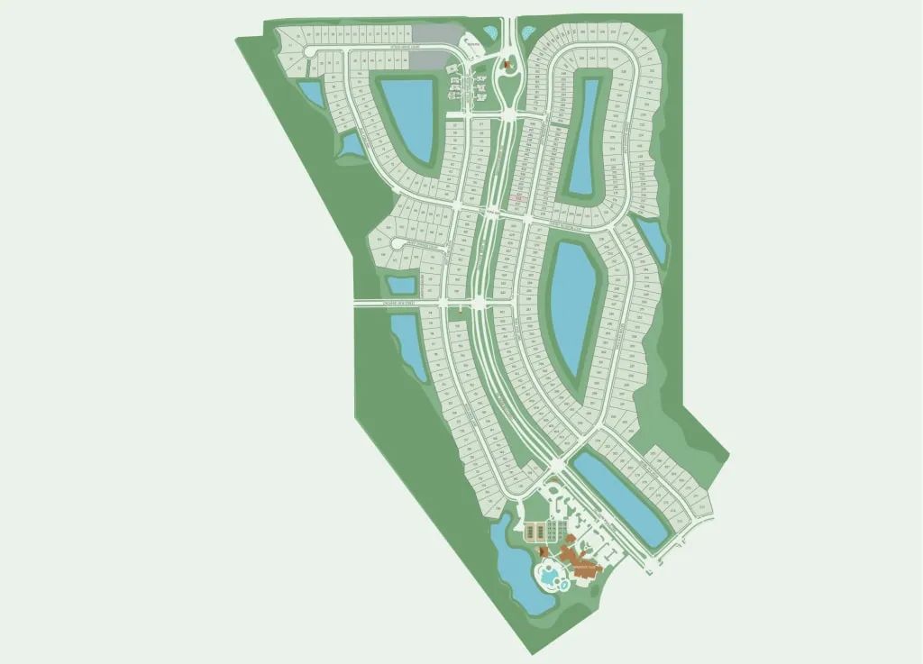Del Webb Sunbridge site plan
